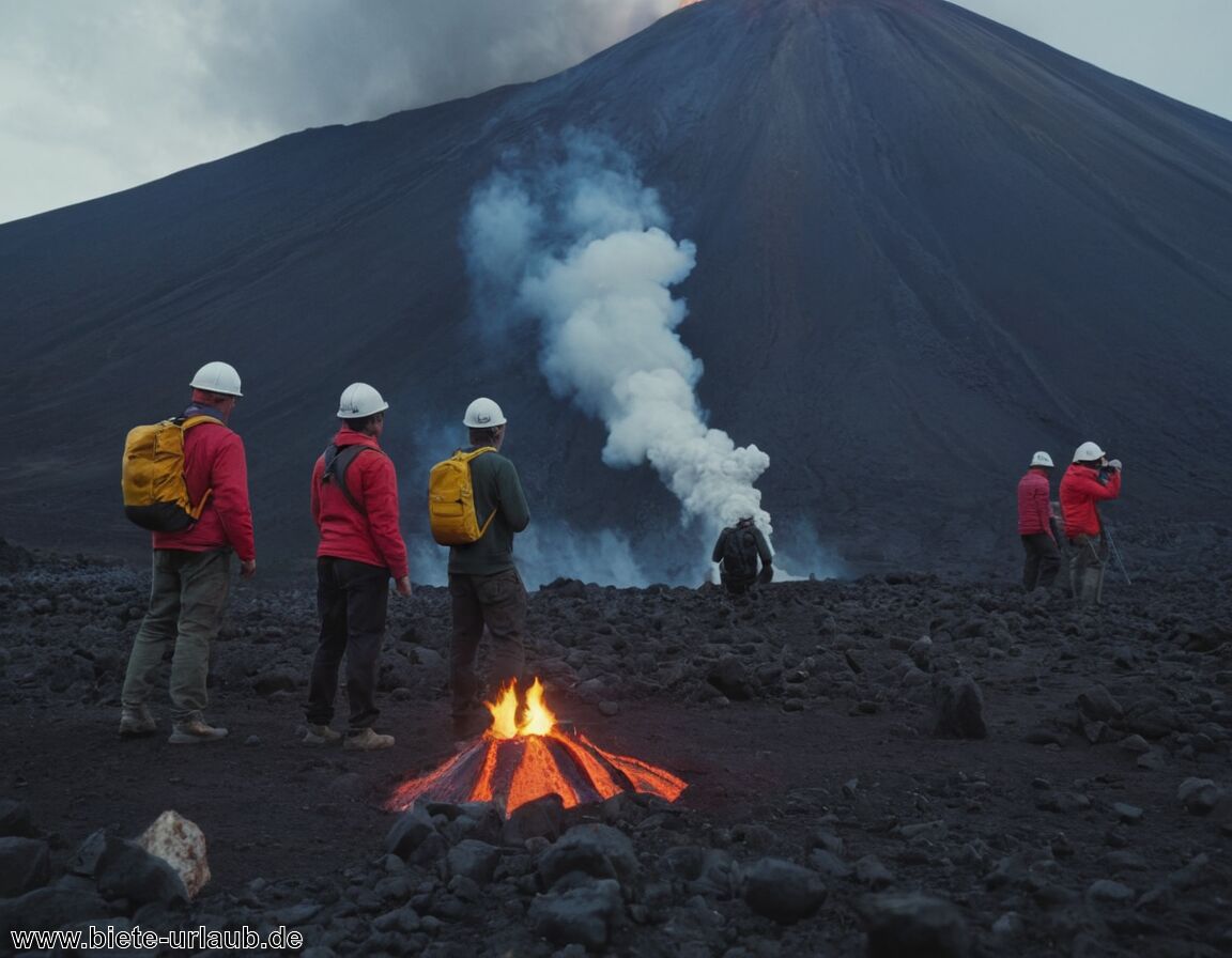 Interaktion mit Geologen und Experten vor Ort   - Reisen zu aktiven Vulkanen für Hobbygeologen
