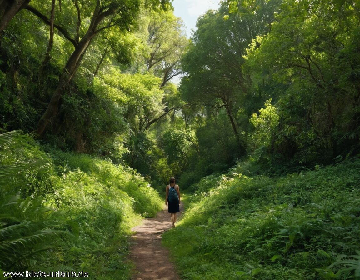 Natur als inspirierende Kulisse nutzen   - Entspannung durch bewusstes Gehen: Meditation in Bewegung