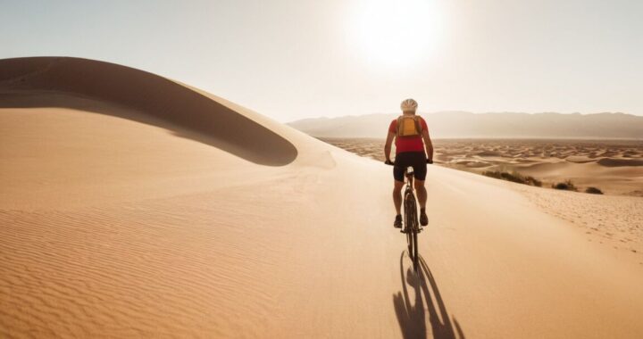 Mit dem Fahrrad über Wüsten oder Eisfelder
